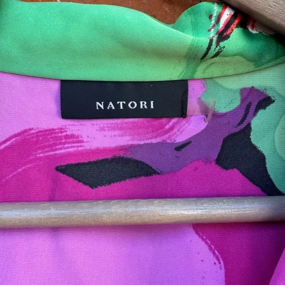 Natori Tsubaki floral-print pajama set - Picture 3 of 7